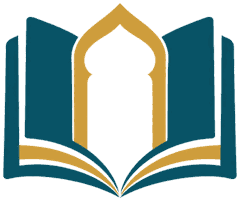 Masjid Learning Hub logo, an open book with a mihrab arch